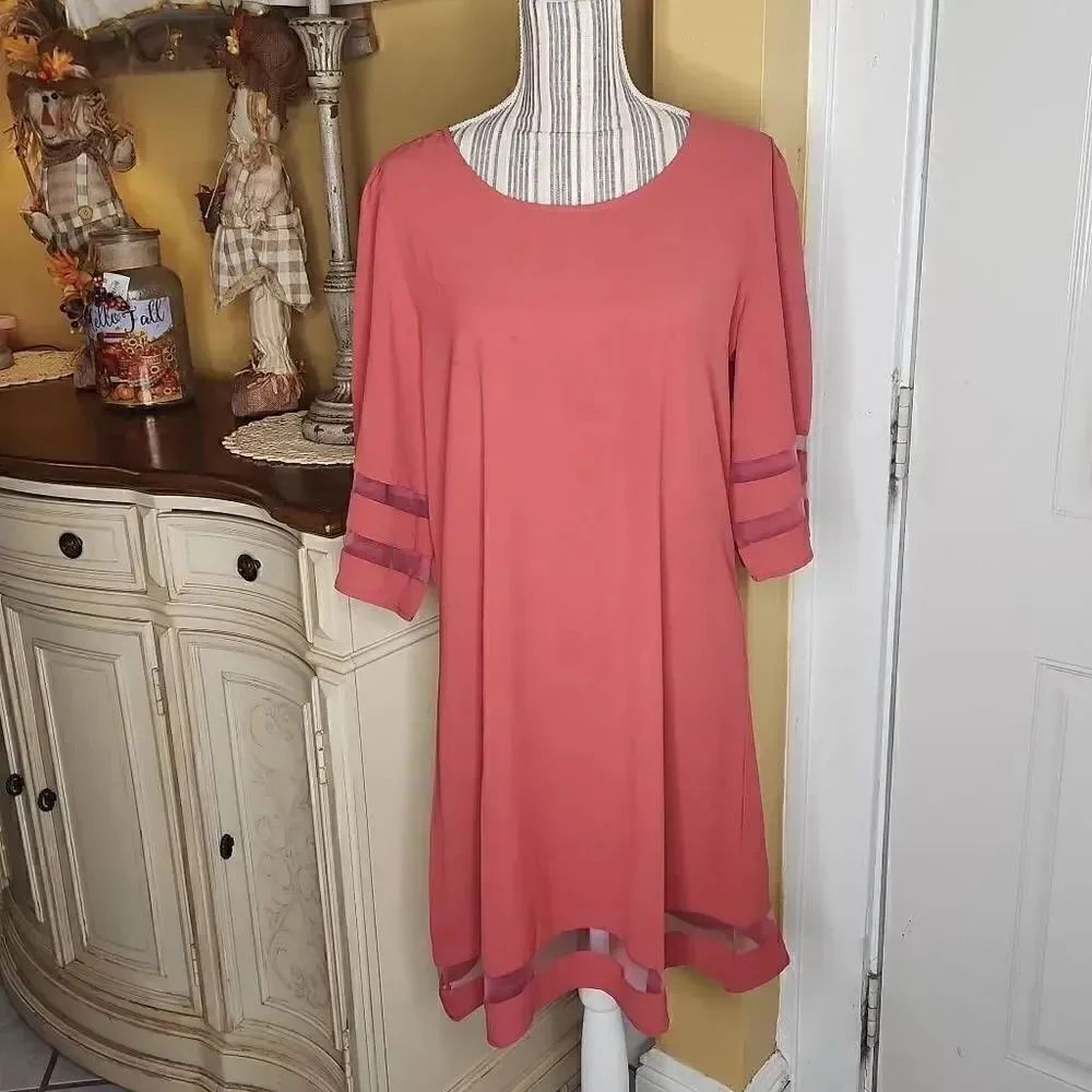 Nordstrom Coral women's dress size Medium